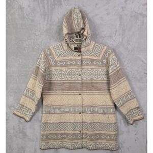 Woolrich Blanket Coat Wool Women XL Aztec Navajo Southwest Ranch Full Zip Jacket